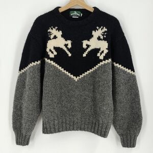 Beaver Canoe Vintage Wool Knit Sweater